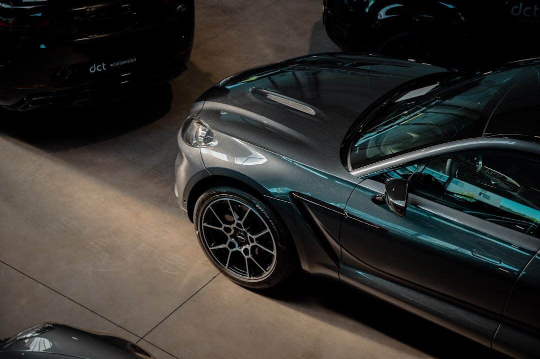 luxury car showroom interior