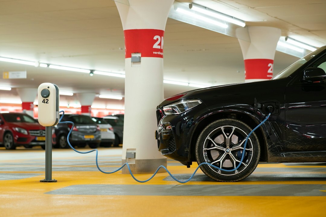 luxury electric car charging